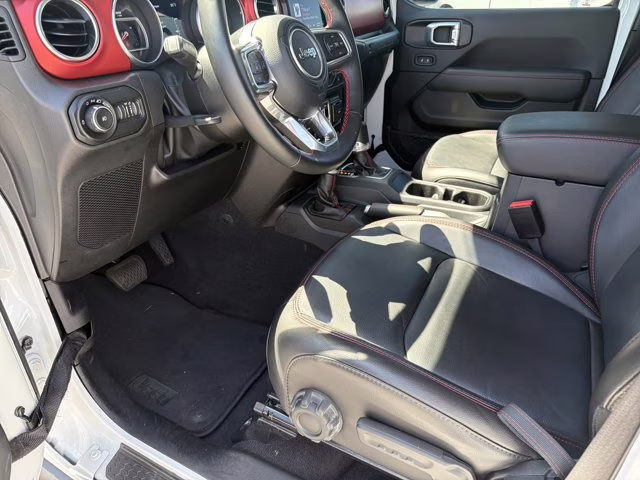 2021 Bright White Clearcoat Jeep Wrangler Unlimited Rubicon 4X4 Convertible