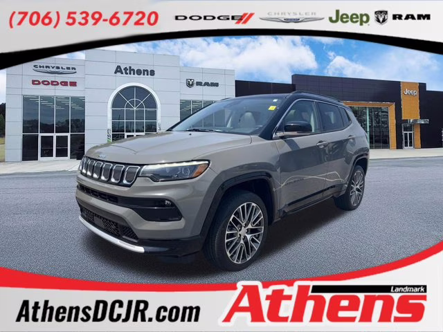 2022 Sting-Gray Clearcoat Jeep Compass Limited 4X4 SUV