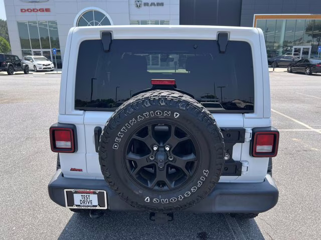 2023 Bright White Clearcoat Jeep Wrangler Willys 4X4 Convertible