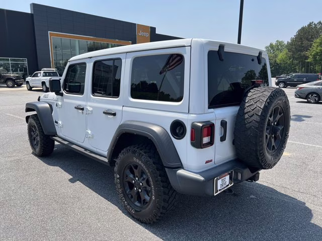 2023 Bright White Clearcoat Jeep Wrangler Willys 4X4 Convertible