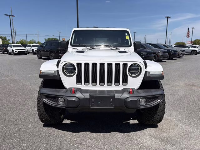 2021 Bright White Clearcoat Jeep Wrangler Unlimited Rubicon 4X4 Convertible