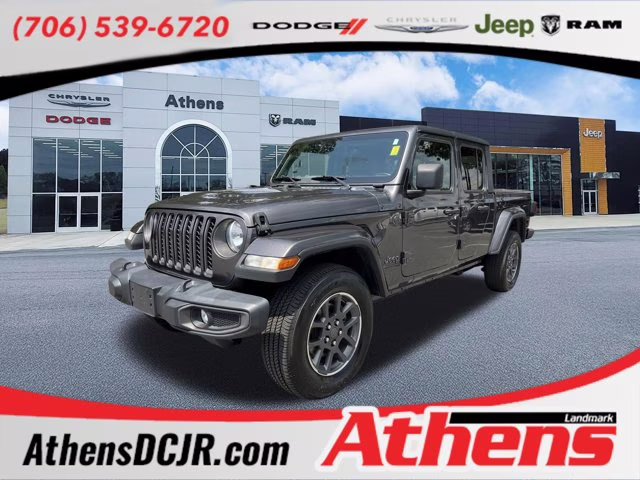 2021 Granite Crystal Metallic Clearcoat Jeep Gladiator 80th Anniversary 4X4 Truck