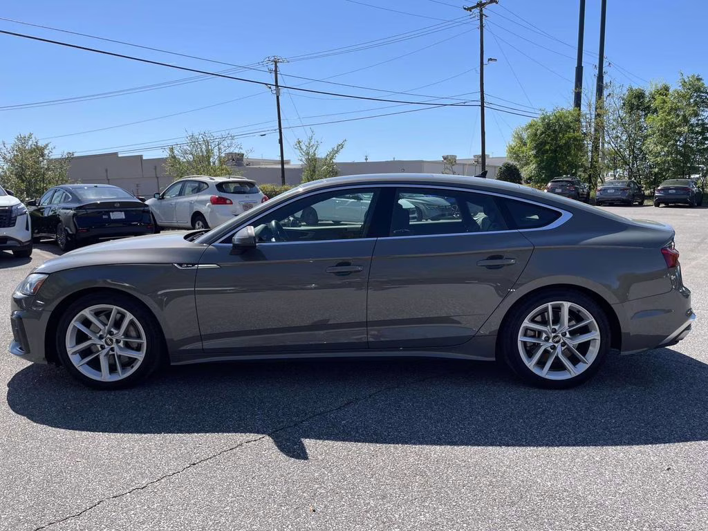 2024 Gray Audi A5 Sportback 45 S line Premium Plus AWD Hatchback