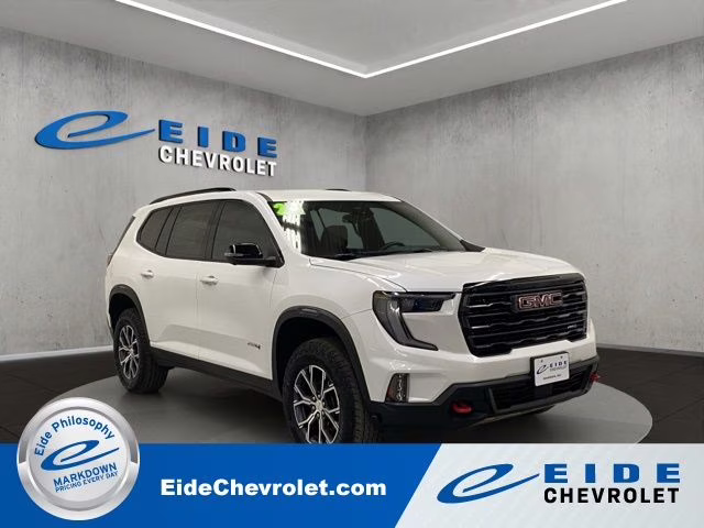2024 White Frost Tricoat GMC Acadia AT4 AWD SUV