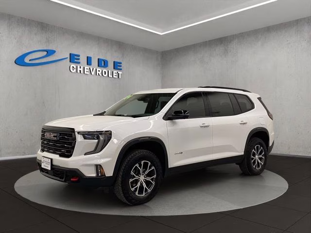 2024 White Frost Tricoat GMC Acadia AT4 AWD SUV