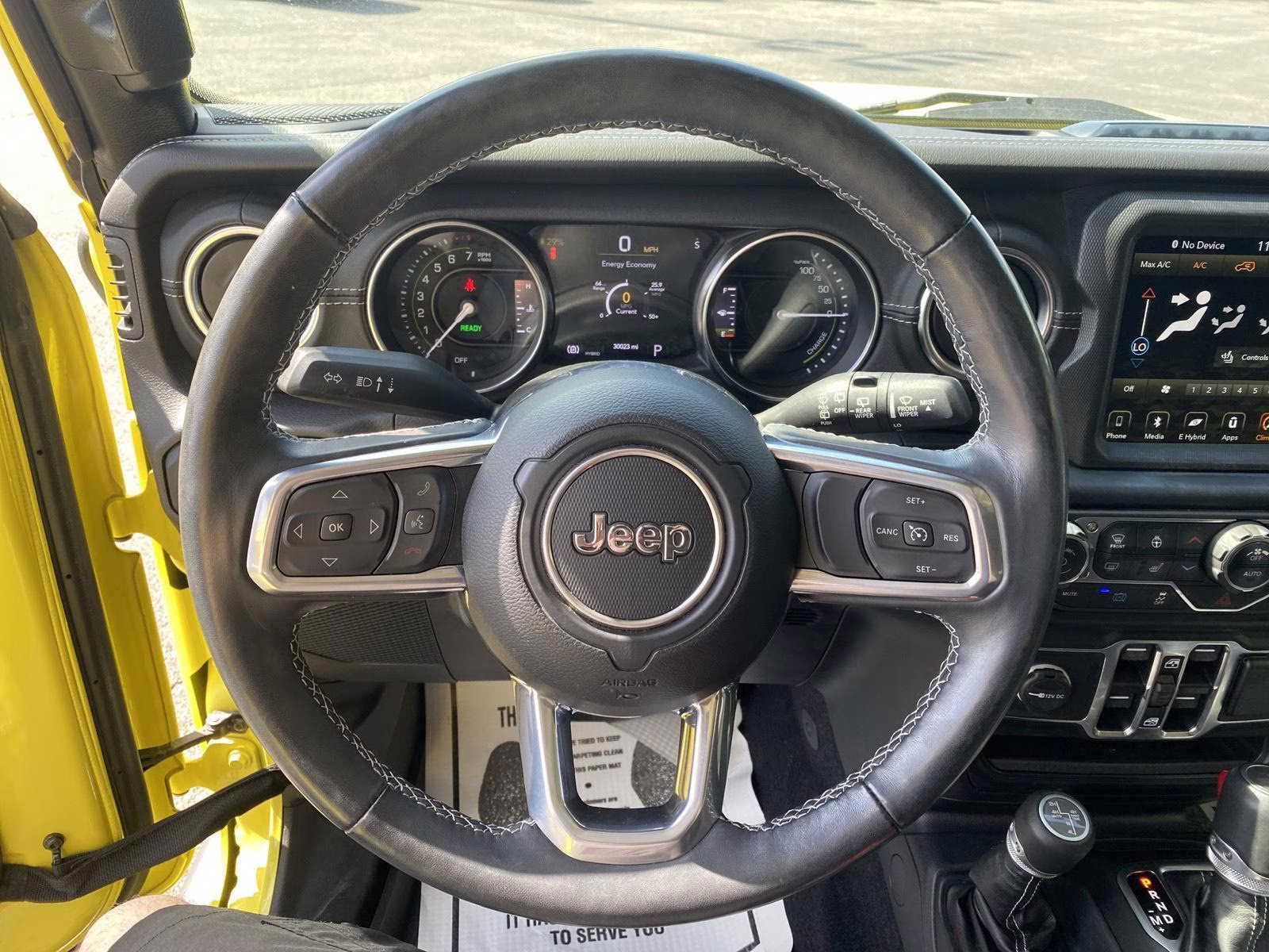 2023 High Velocity Clearcoat Jeep Wrangler 4xe Sahara 4X4 SUV