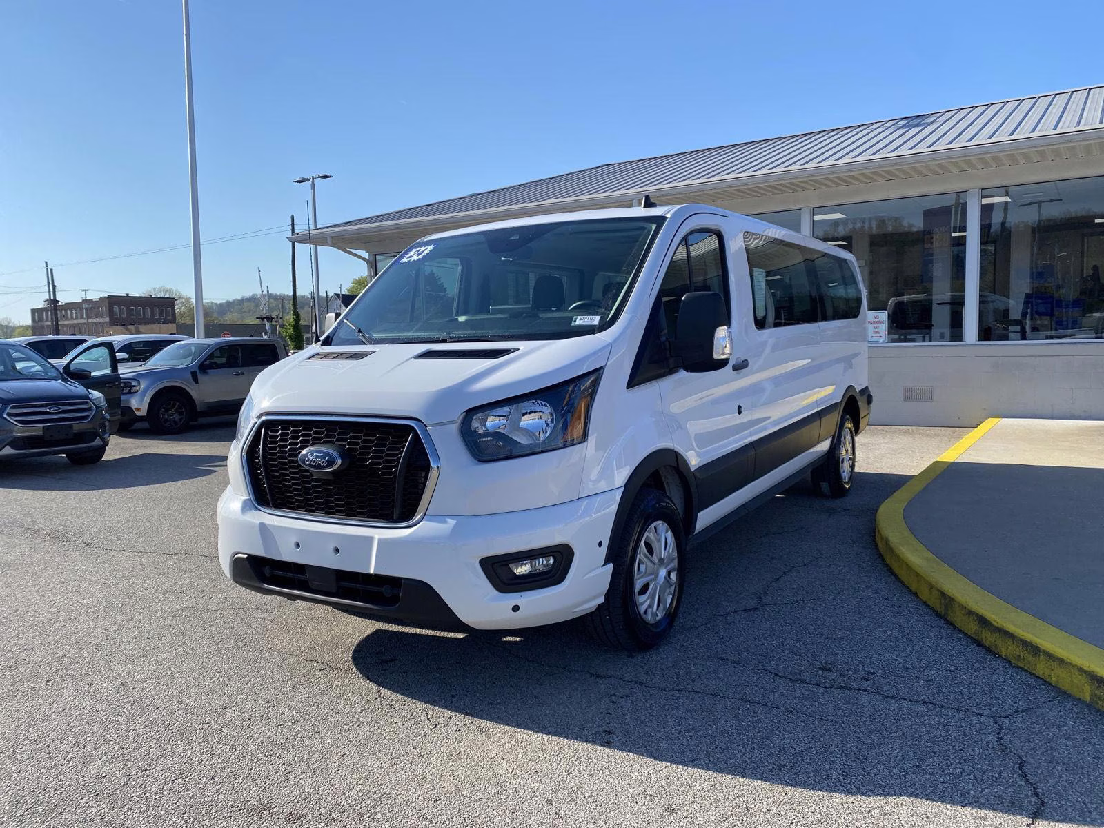2024 Oxford White Ford Transit Passenger Wagon XLT RWD Van