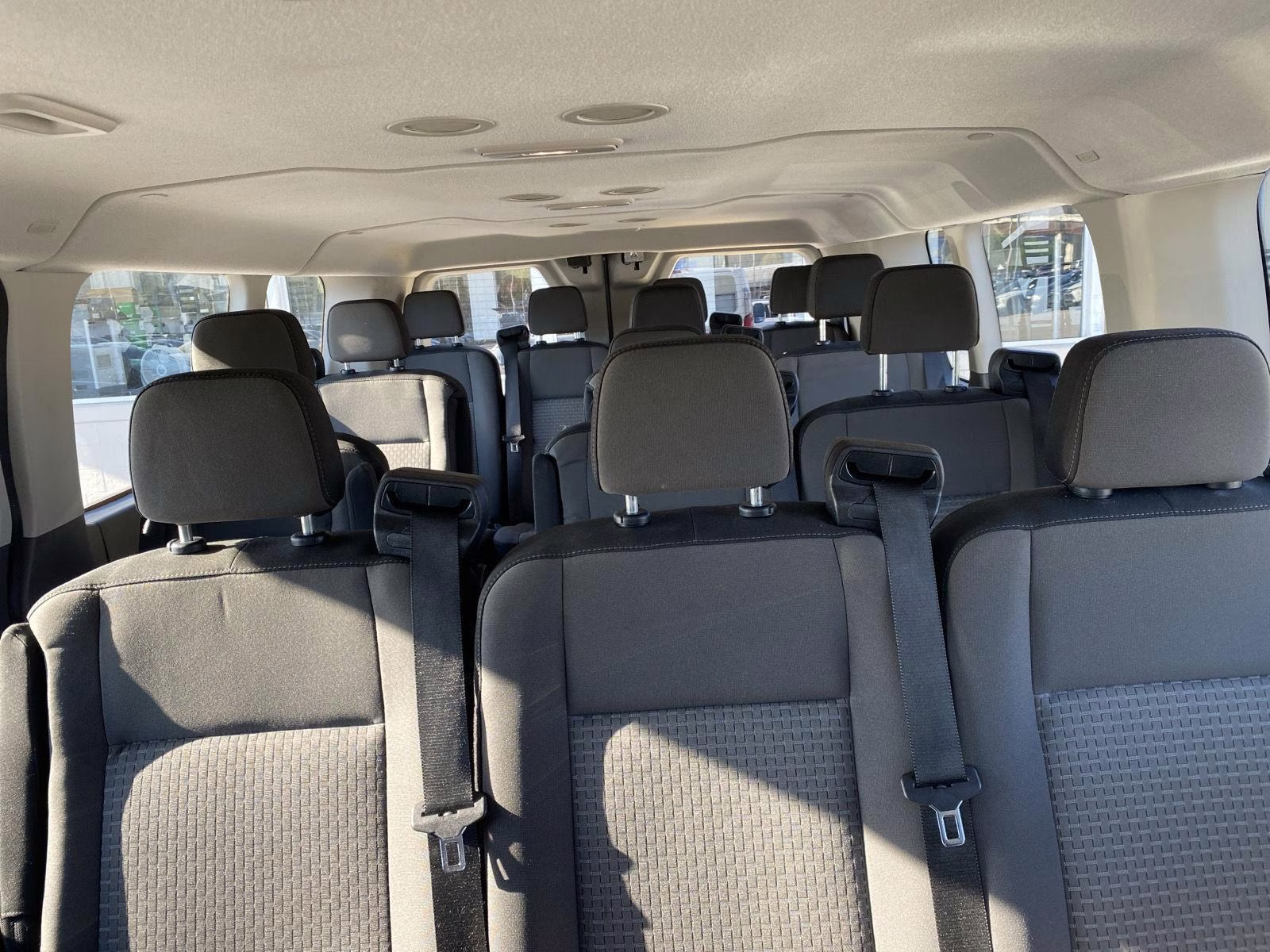 2024 Oxford White Ford Transit Passenger Wagon XLT RWD Van