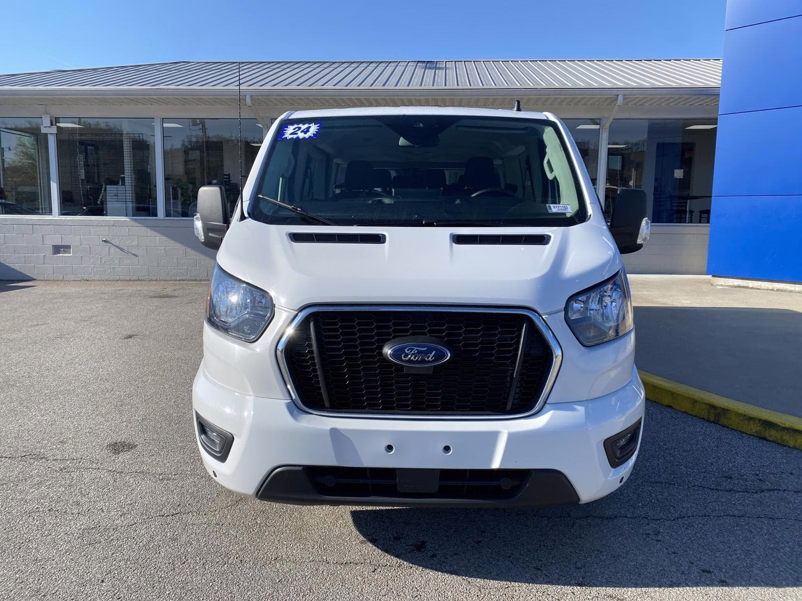 2024 Oxford White Ford Transit Passenger Wagon XLT RWD Van