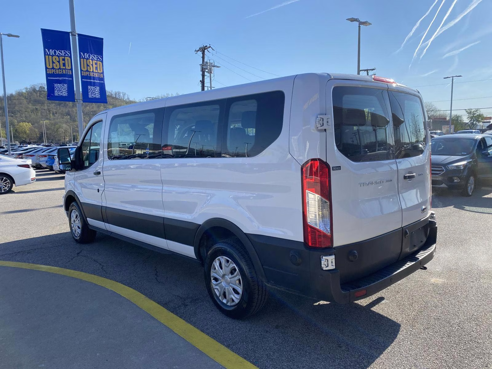 2024 Oxford White Ford Transit Passenger Wagon XLT RWD Van