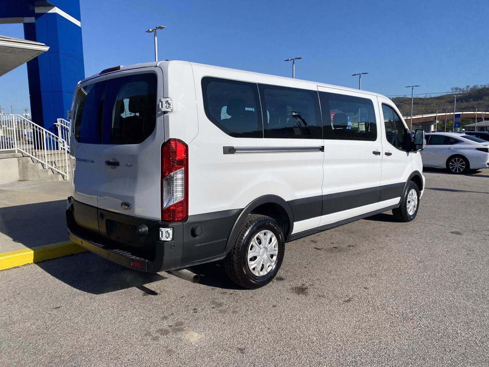 2024 Oxford White Ford Transit Passenger Wagon XLT RWD Van