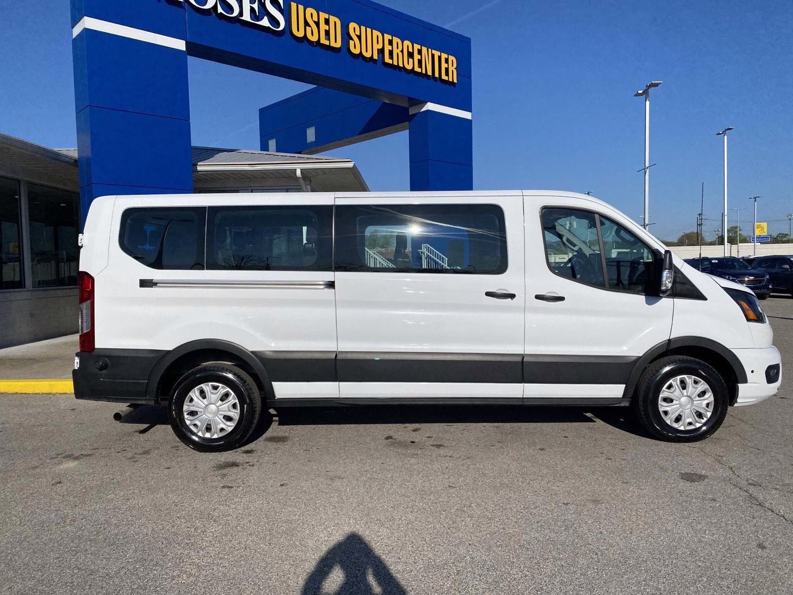 2024 Oxford White Ford Transit Passenger Wagon XLT RWD Van