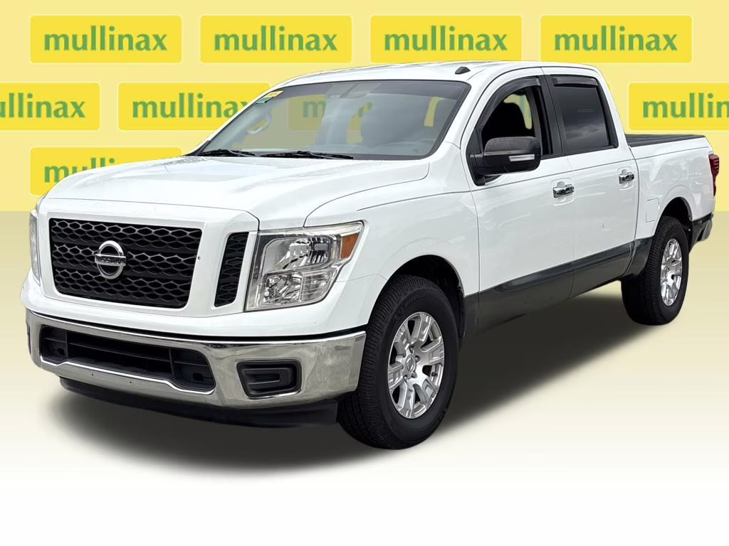 2019 Glacier White Nissan Titan SV RWD Truck