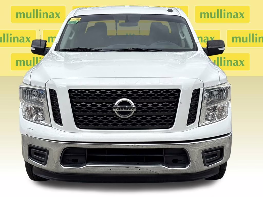 2019 Glacier White Nissan Titan SV RWD Truck