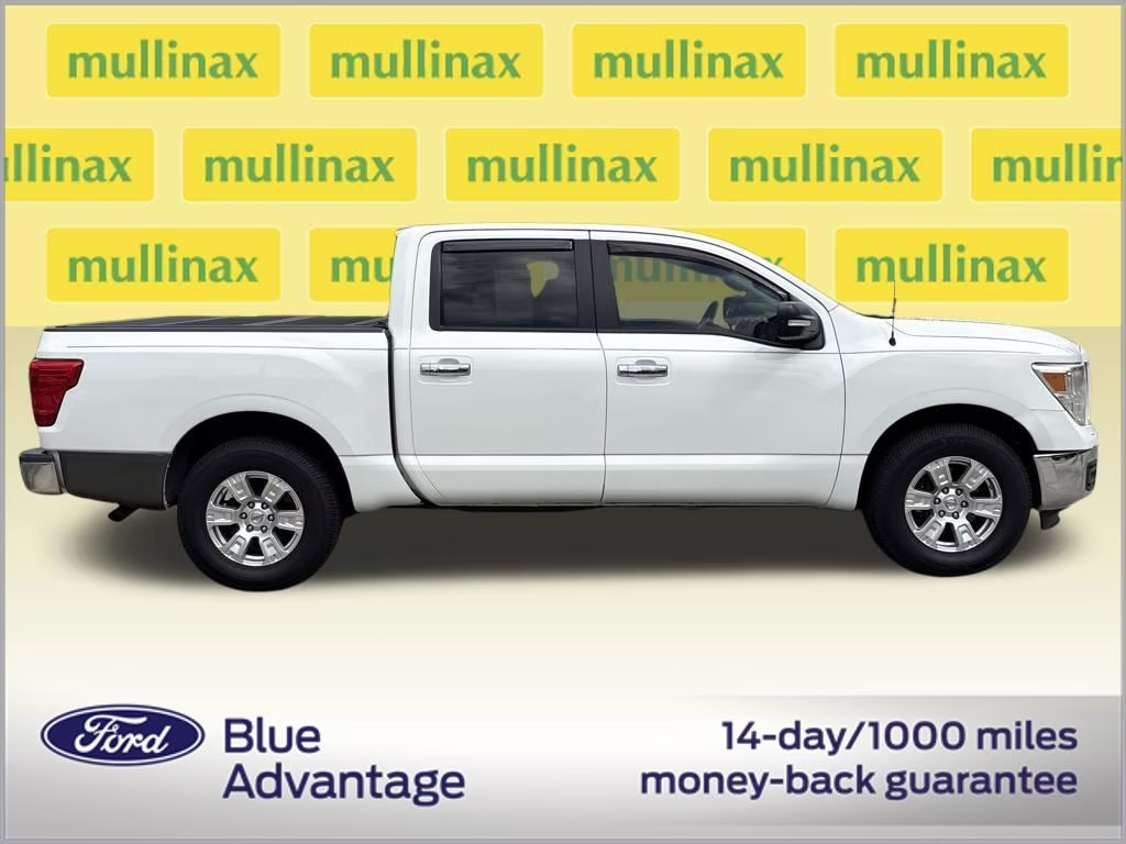 2019 Glacier White Nissan Titan SV RWD Truck