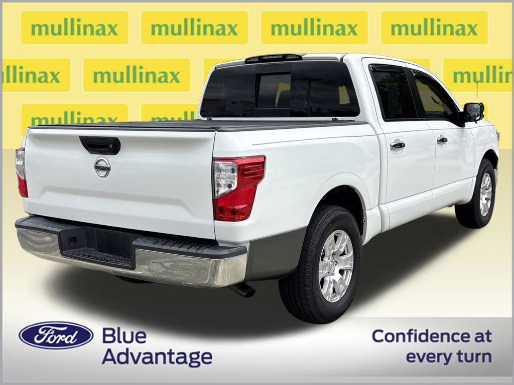 2019 Glacier White Nissan Titan SV RWD Truck