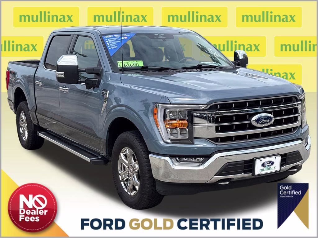 2023 Azure Gray Metallic Tri-Coat Ford F-150 Lariat 4X4 Truck