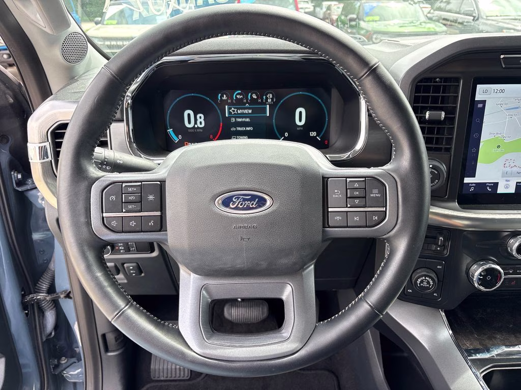2023 Azure Gray Metallic Tri-Coat Ford F-150 Lariat 4X4 Truck