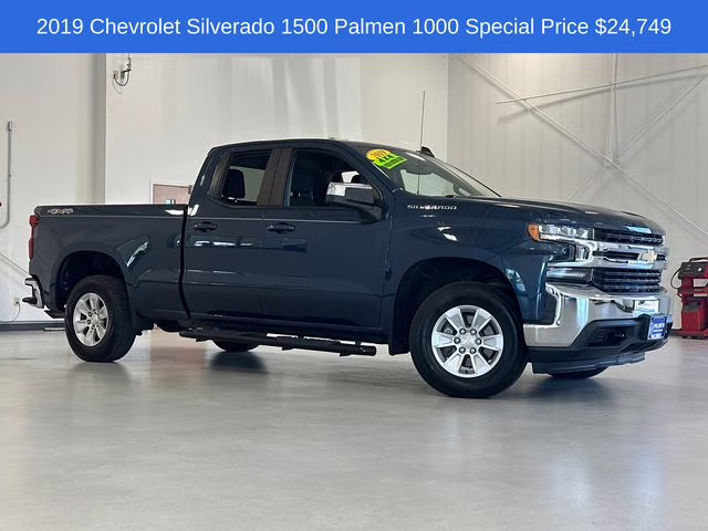 2019 Northsky Blue Metallic Chevrolet Silverado 1500 LT 4X4 Truck