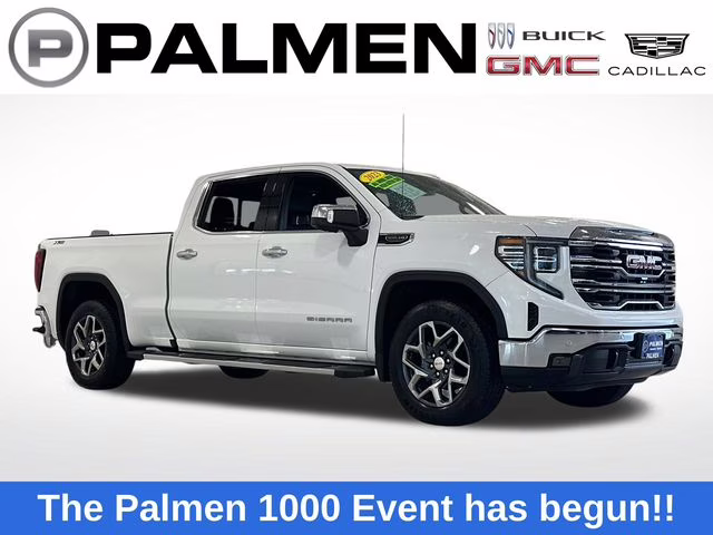 2023 Summit White GMC Sierra 1500 SLT 4X4 Truck