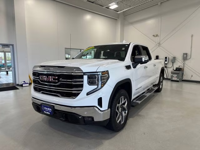 2023 Summit White GMC Sierra 1500 SLT 4X4 Truck