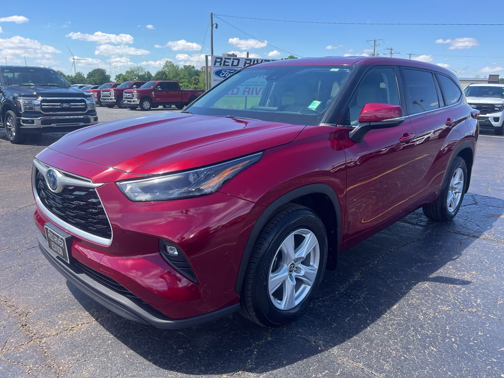 2023 Ruby Flare Pearl Toyota Highlander Hybrid Hybrid LE FWD SUV