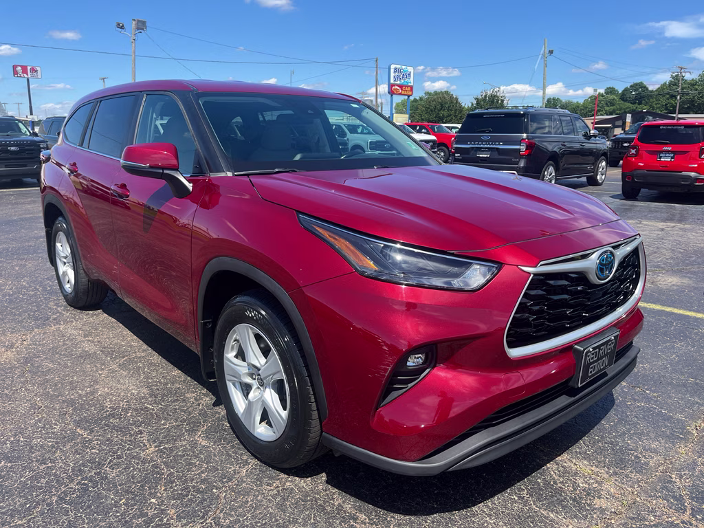 2023 Ruby Flare Pearl Toyota Highlander Hybrid Hybrid LE FWD SUV
