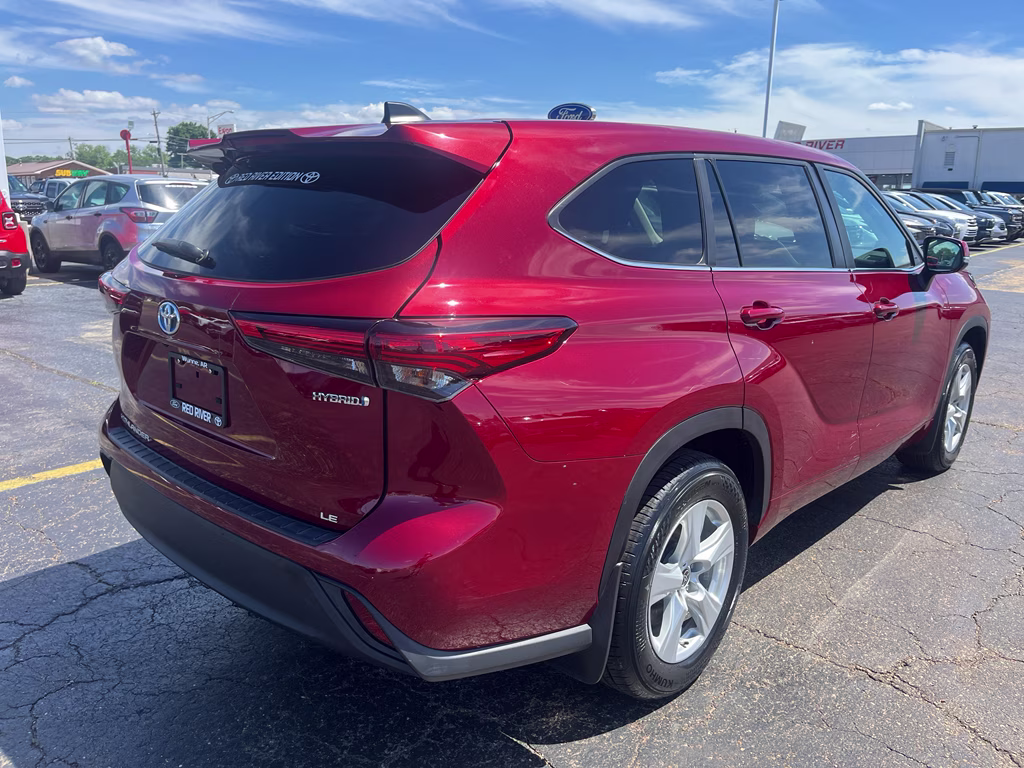 2023 Ruby Flare Pearl Toyota Highlander Hybrid Hybrid LE FWD SUV