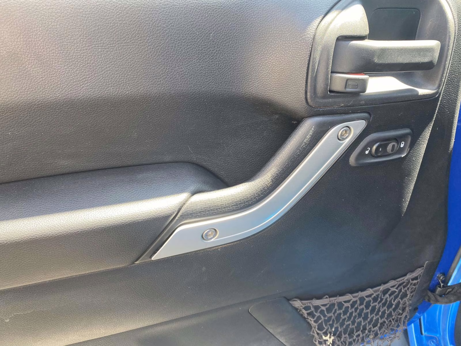 2015 Hydro Blue Pearl Coat Jeep Wrangler Unlimited Sahara 4X4 SUV