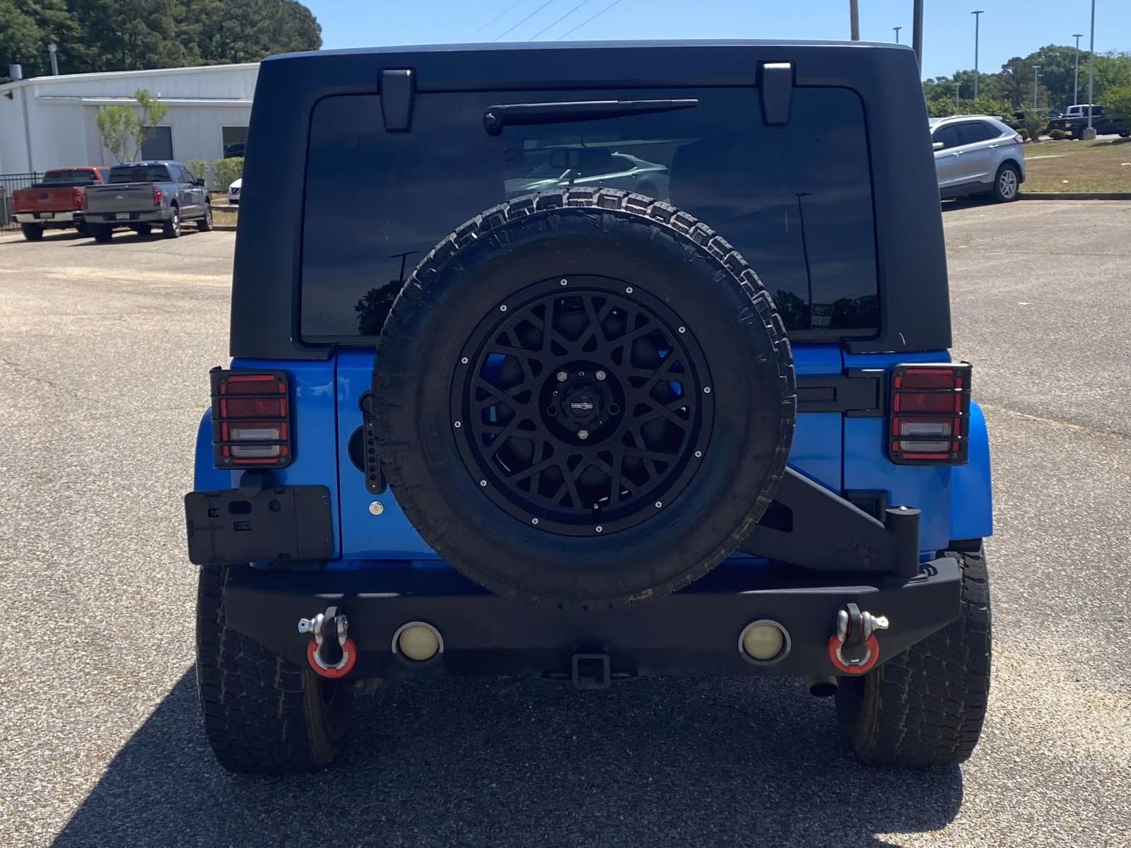 2015 Hydro Blue Pearl Coat Jeep Wrangler Unlimited Sahara 4X4 SUV