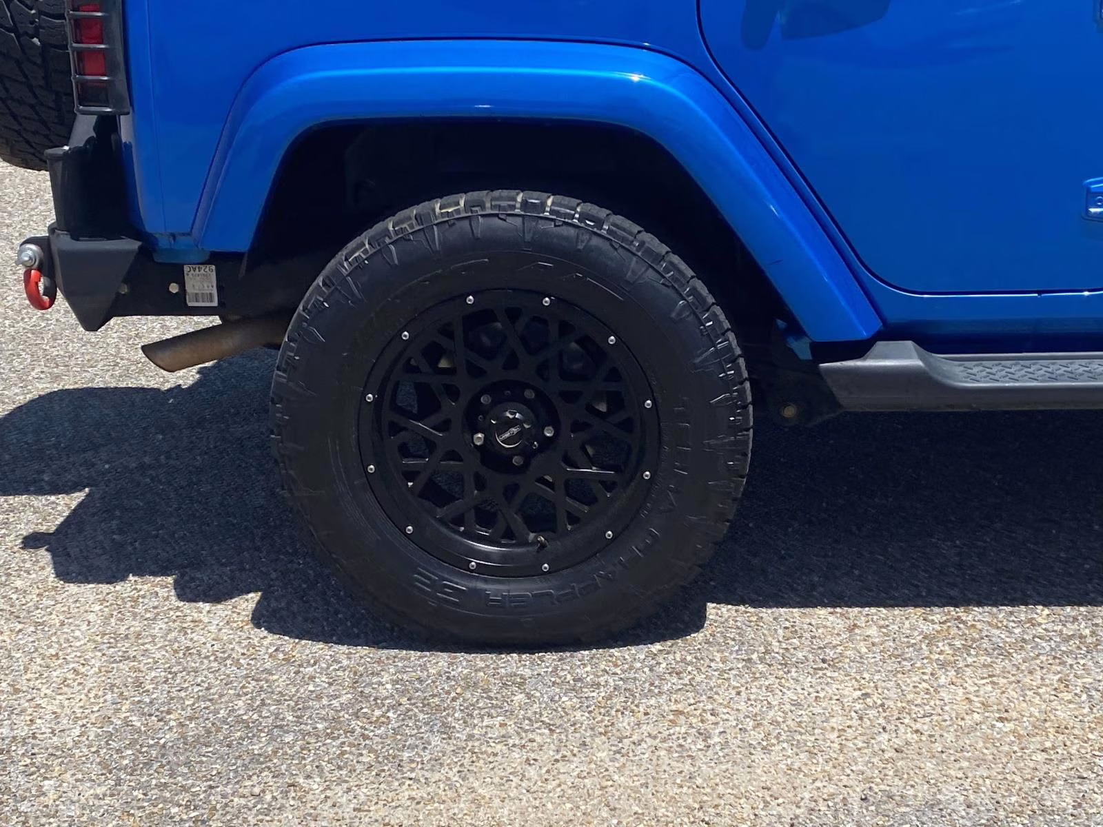 2015 Hydro Blue Pearl Coat Jeep Wrangler Unlimited Sahara 4X4 SUV