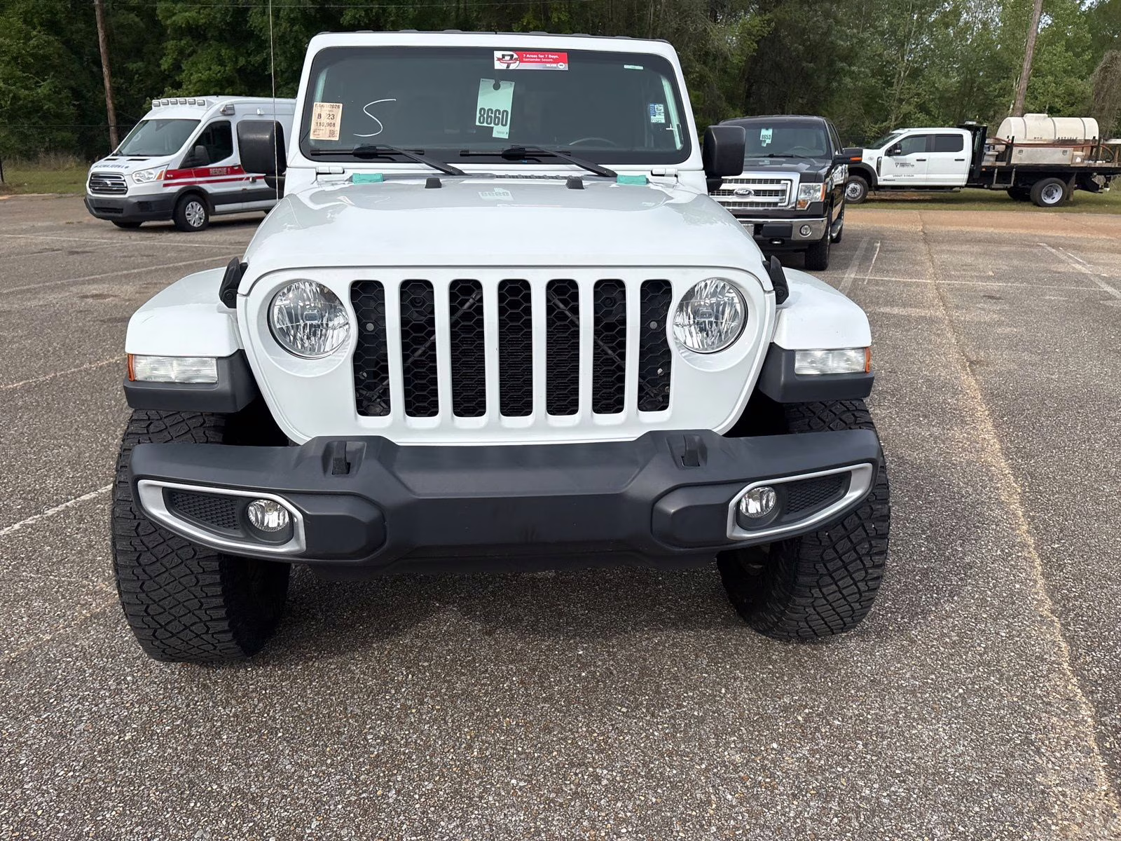 2021 Bright White Clearcoat Jeep Gladiator Sport 4X4 Truck