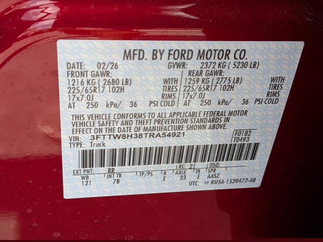 2026 Ruby Red Ford Maverick XLT FWD Truck