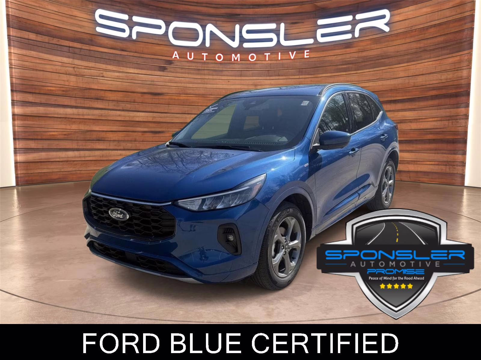 2023 Atlas Blue Ford Escape ST-Line Select AWD SUV