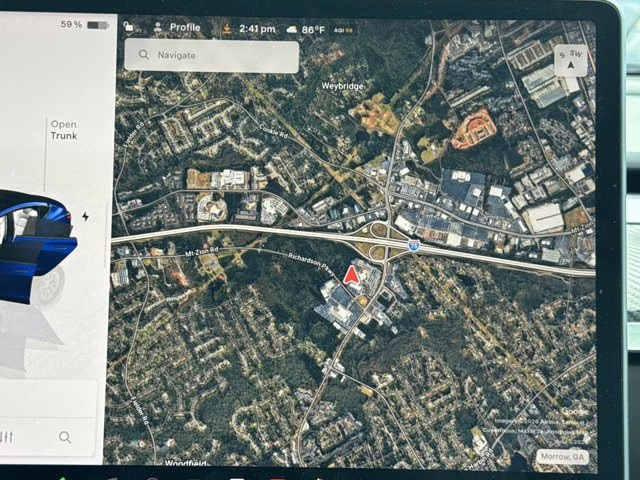 2022 Deep Blue Metallic Tesla Model 3 AWD Sedan