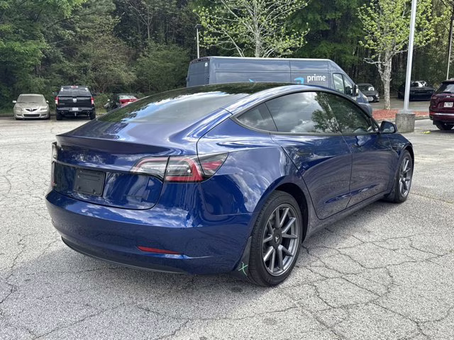2022 Deep Blue Metallic Tesla Model 3 AWD Sedan