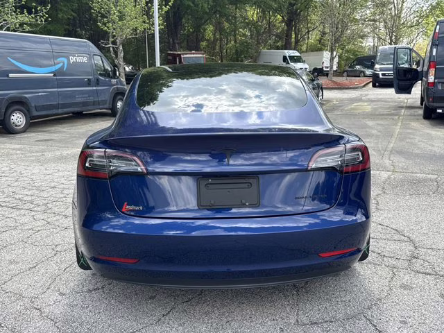 2022 Deep Blue Metallic Tesla Model 3 AWD Sedan