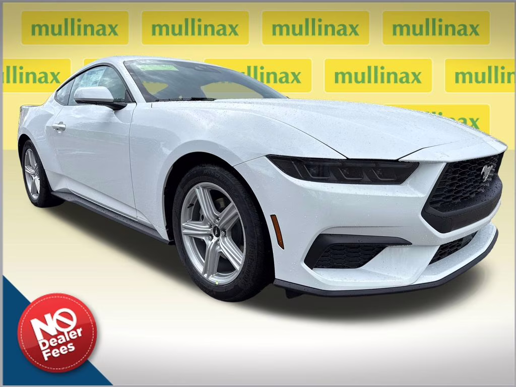 2026 Oxford White Ford Mustang EcoBoost RWD Coupe