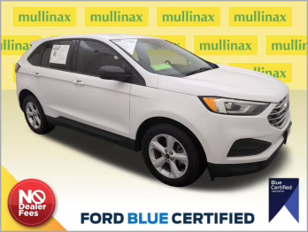 2019 Oxford White Ford Edge SE FWD SUV