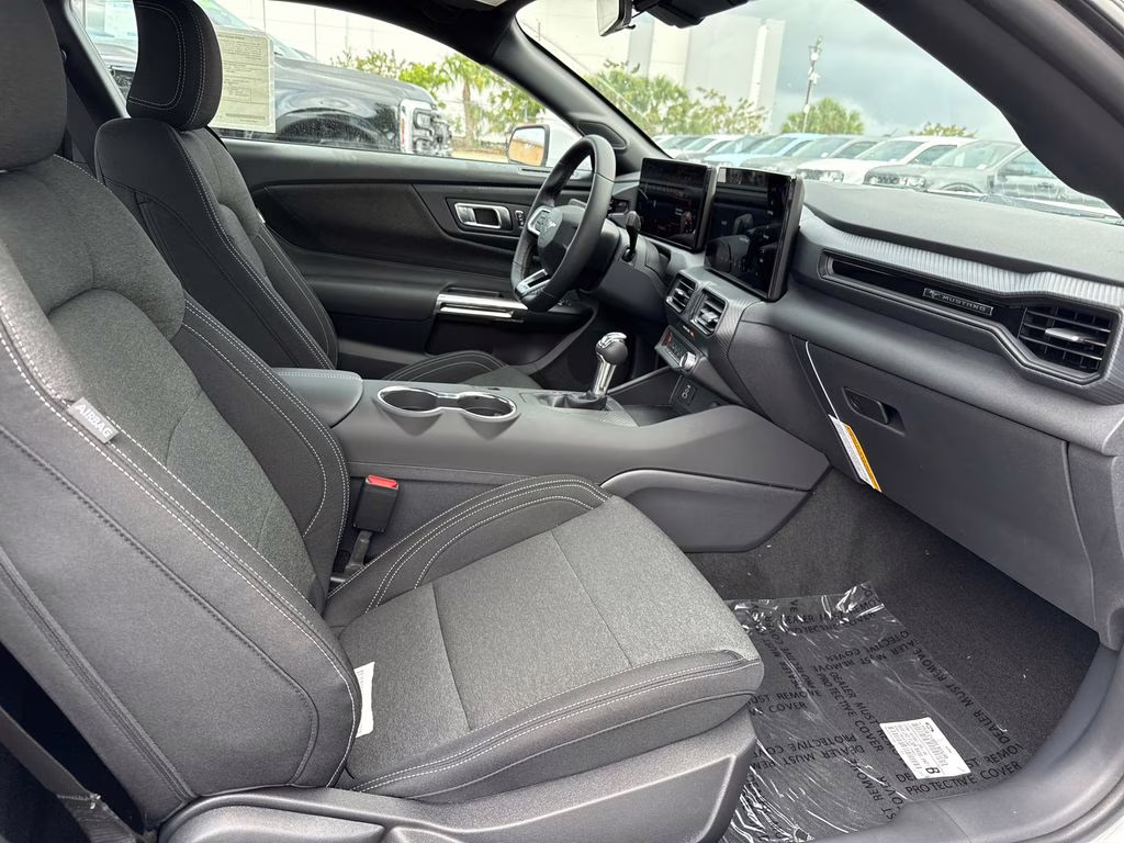 2026 Oxford White Ford Mustang EcoBoost RWD Coupe