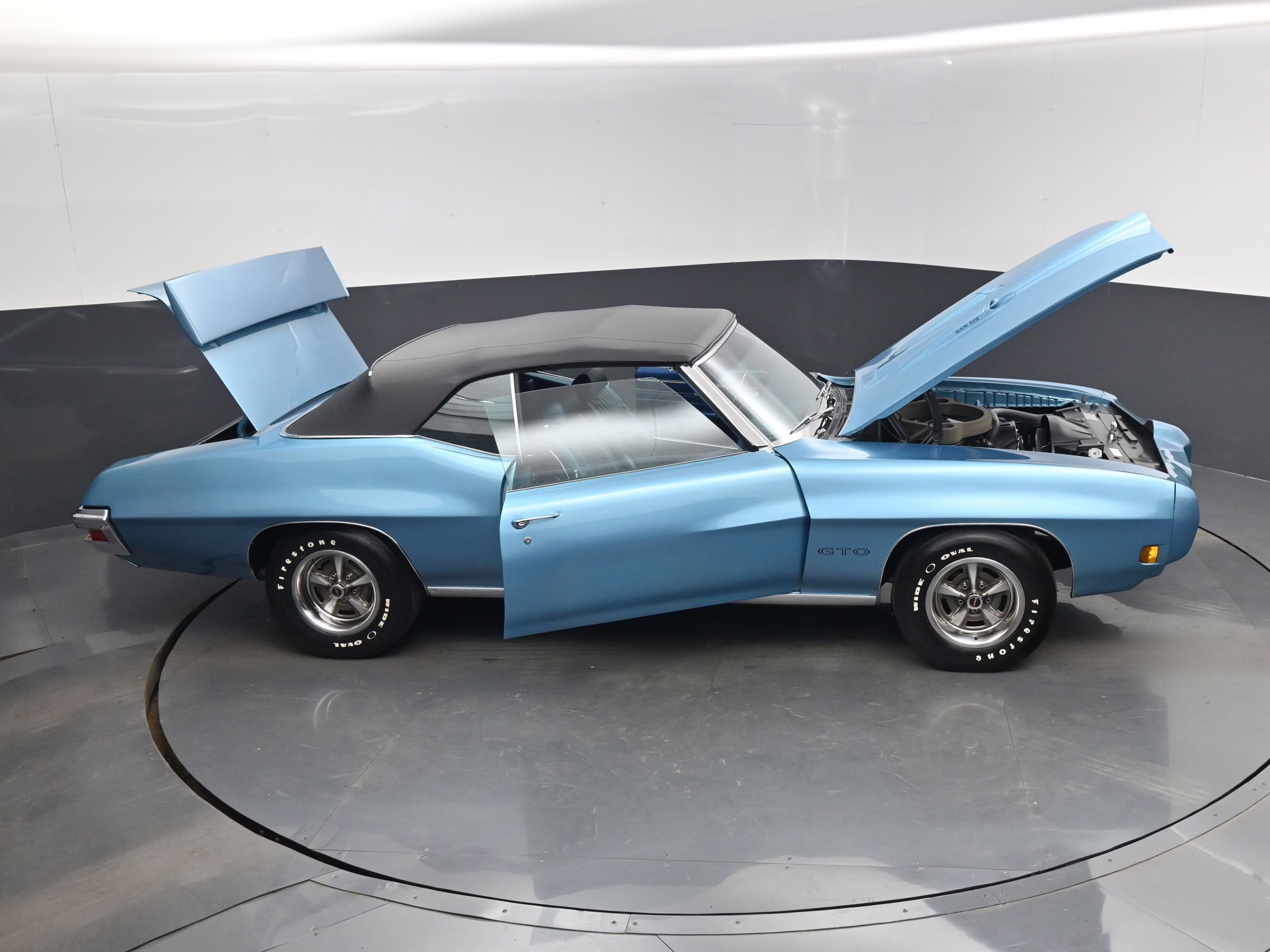 1970 Bermuda Blue Pontiac GTO RamAir III