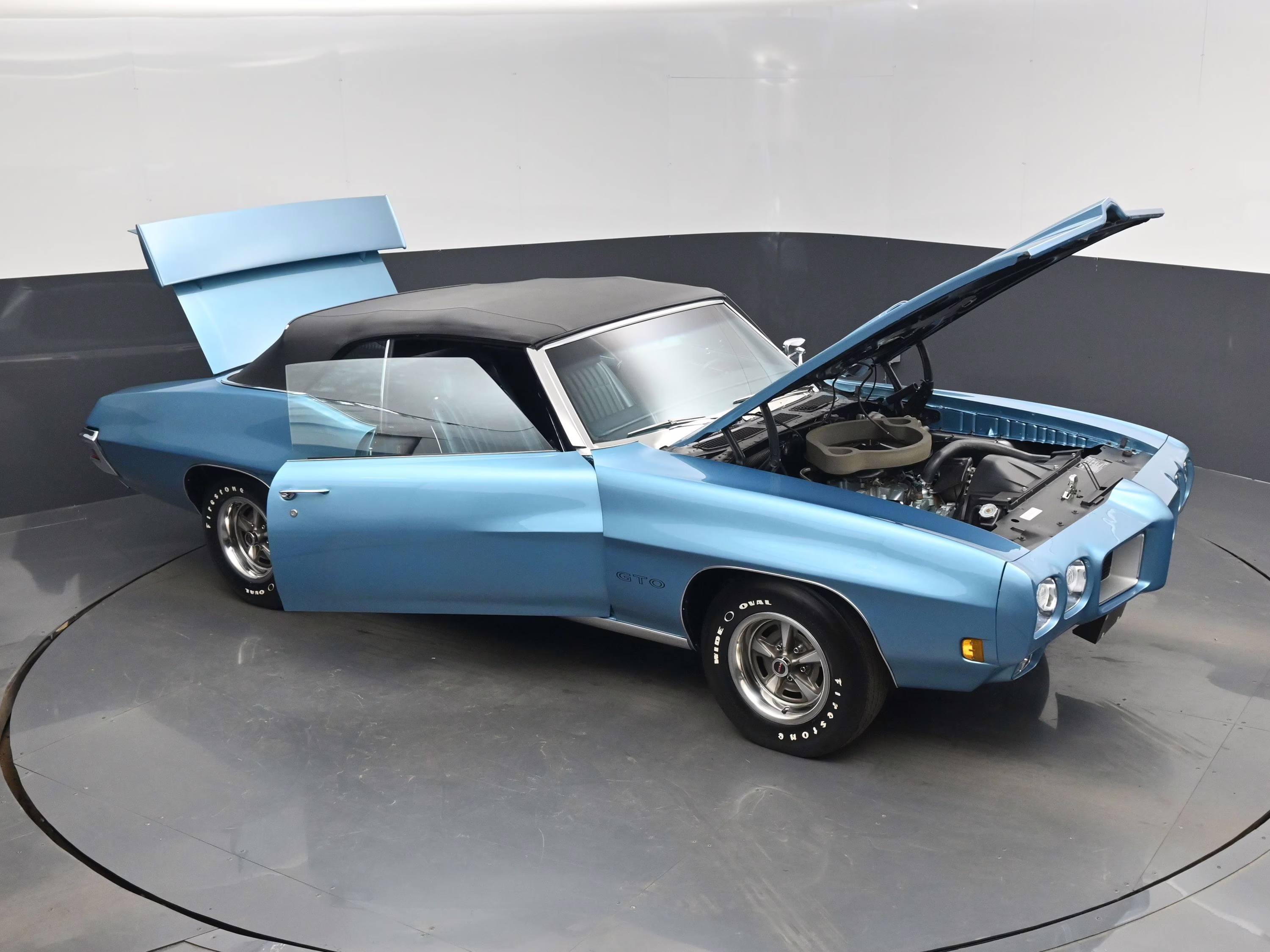 1970 Bermuda Blue Pontiac GTO RamAir III