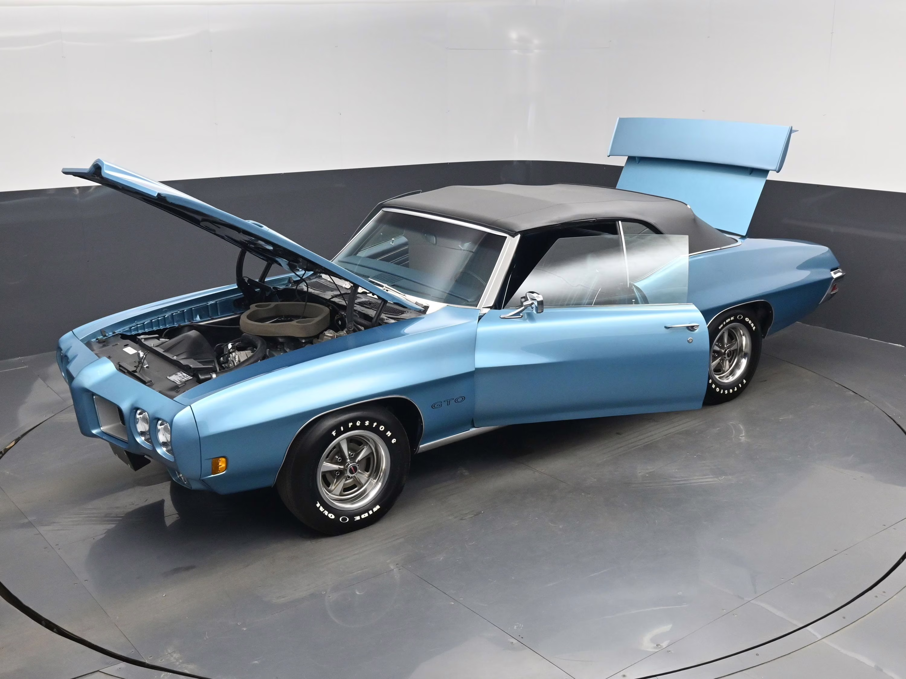 1970 Bermuda Blue Pontiac GTO RamAir III