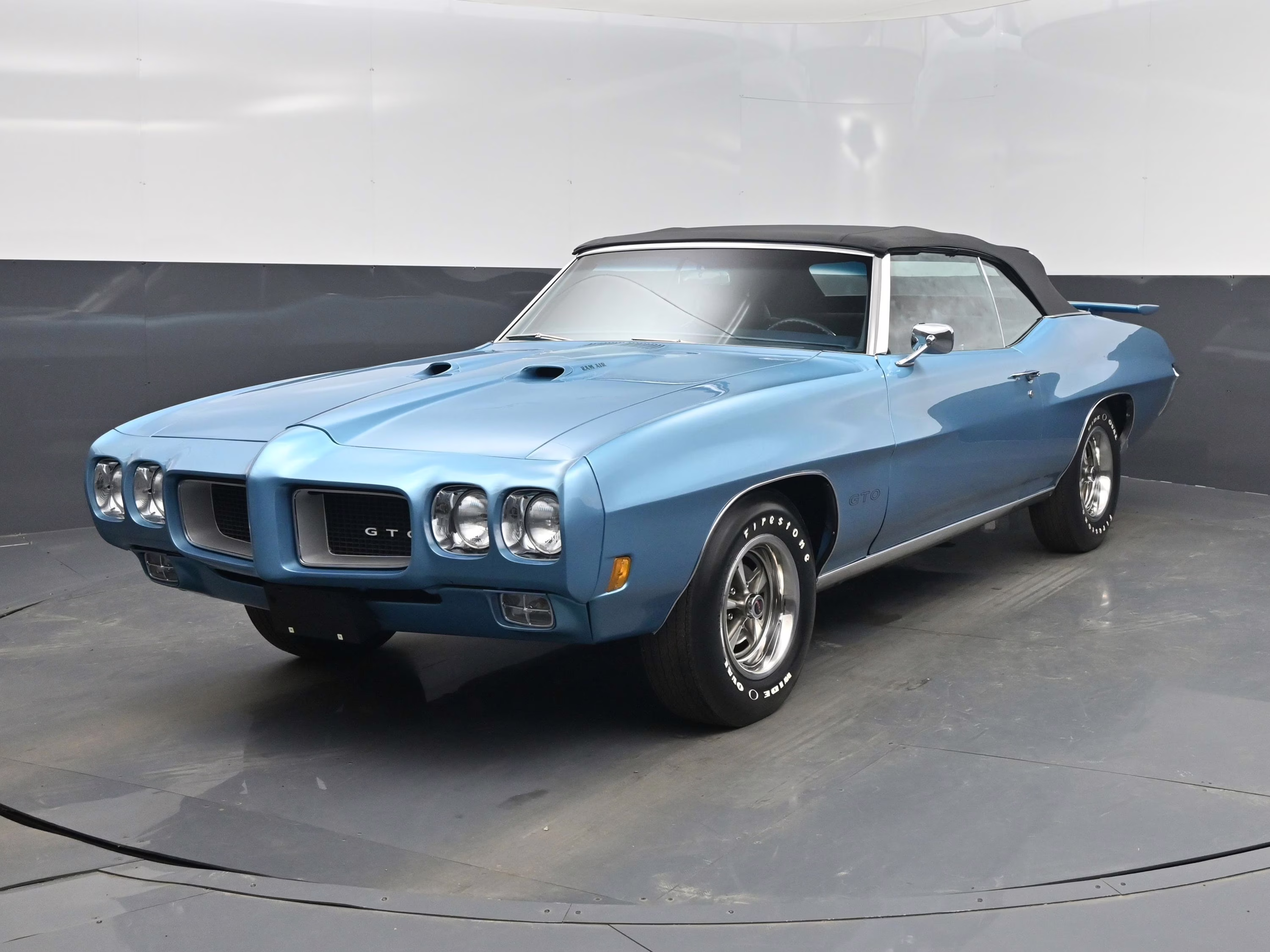 1970 Bermuda Blue Pontiac GTO RamAir III