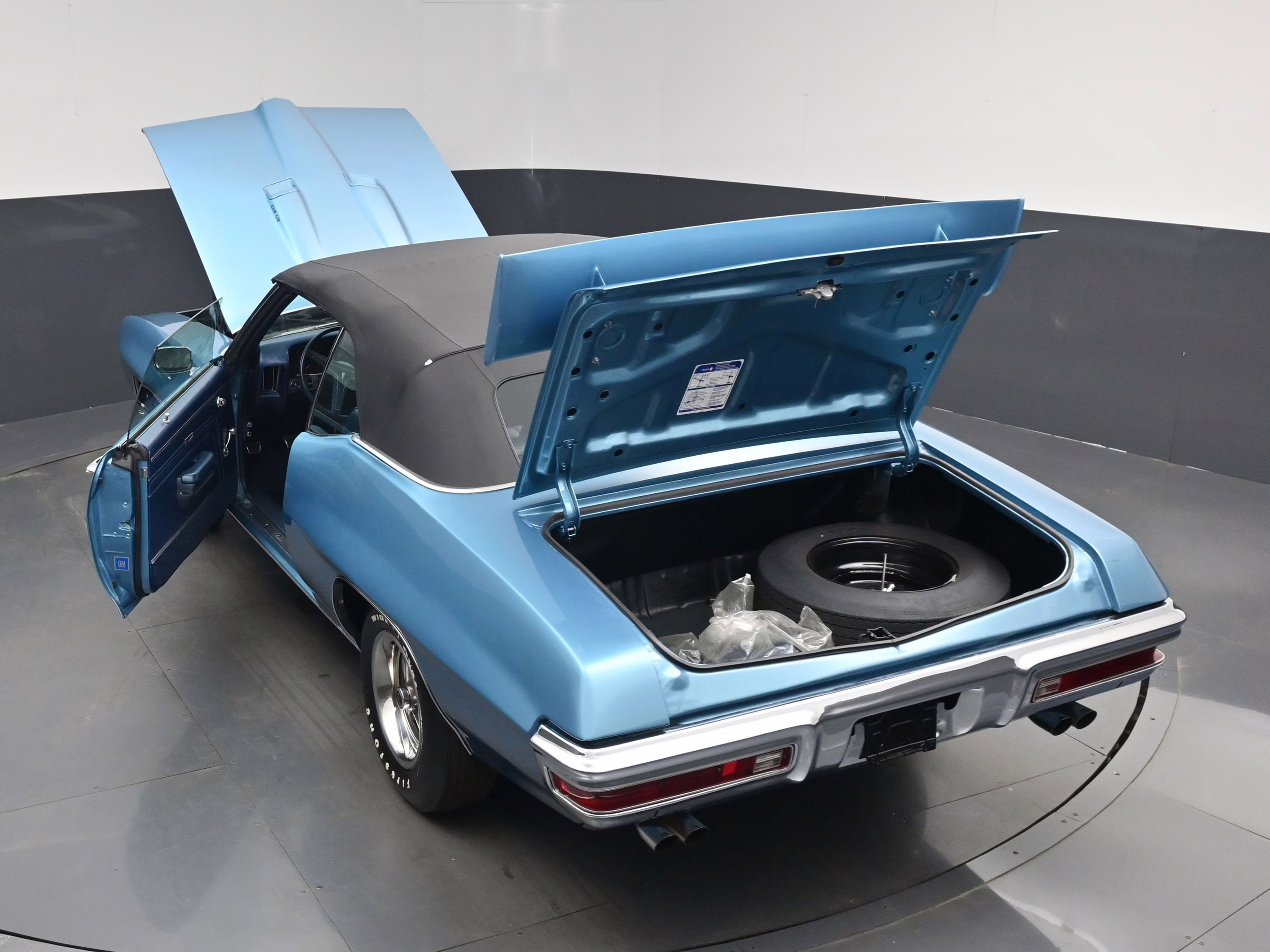 1970 Bermuda Blue Pontiac GTO RamAir III