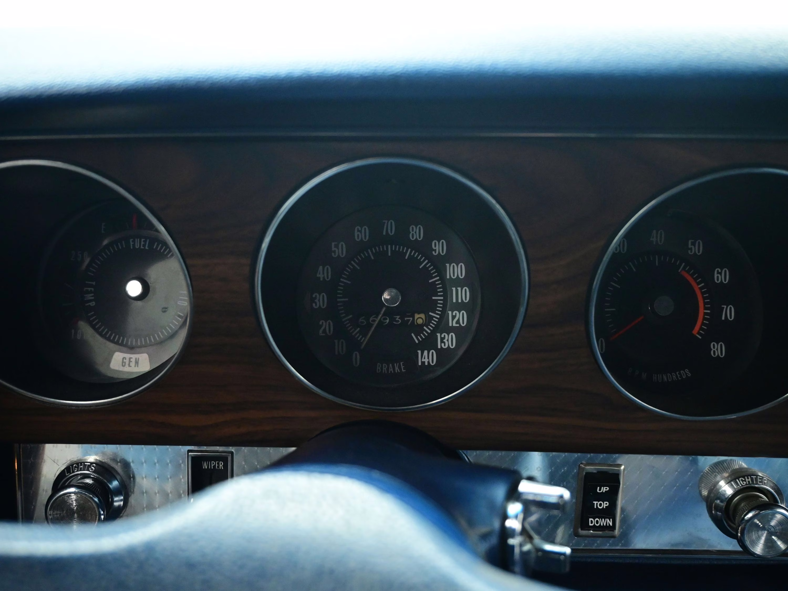 1970 Bermuda Blue Pontiac GTO RamAir III