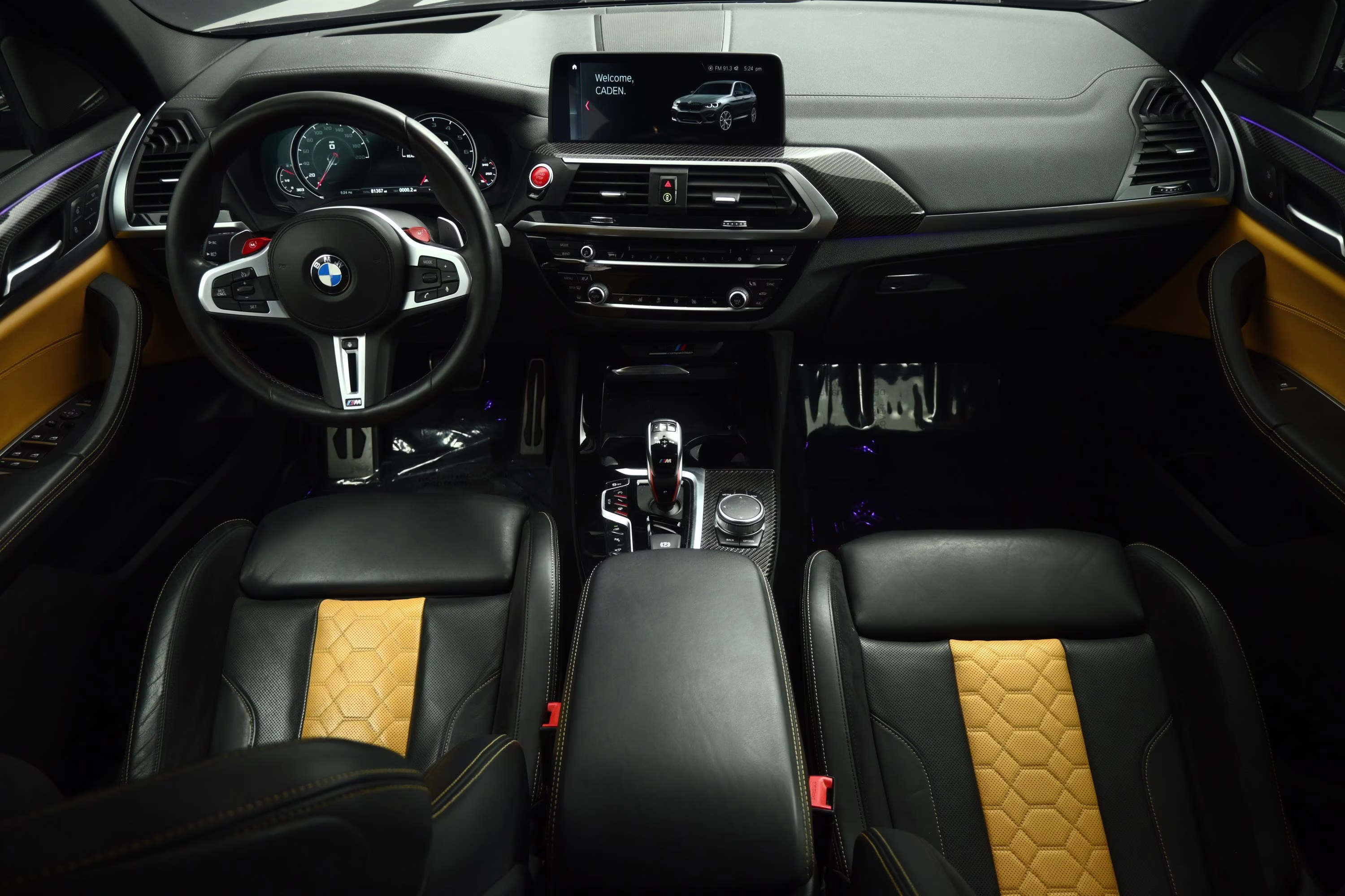 2020 Black Sapphire Metallic BMW X3 M Competition AWD SUV