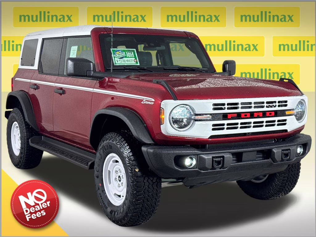 2026 Ruby Red Metallic Tinted Clearcoat Ford Bronco Heritage Edition 4X4 SUV