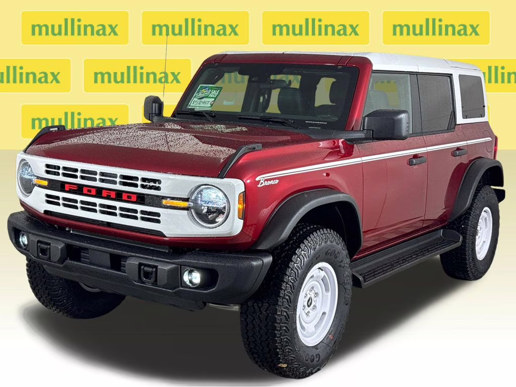 2026 Ruby Red Metallic Tinted Clearcoat Ford Bronco Heritage Edition 4X4 SUV