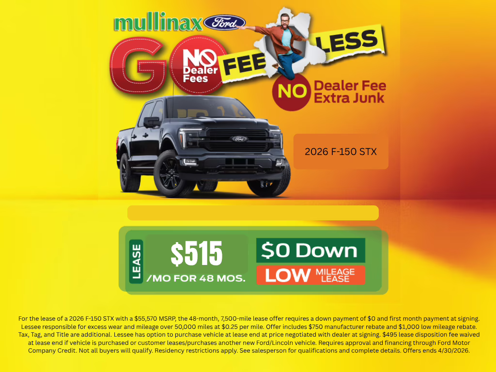 2026 Agate Black Metallic Ford F-150 STX 4X4 Truck